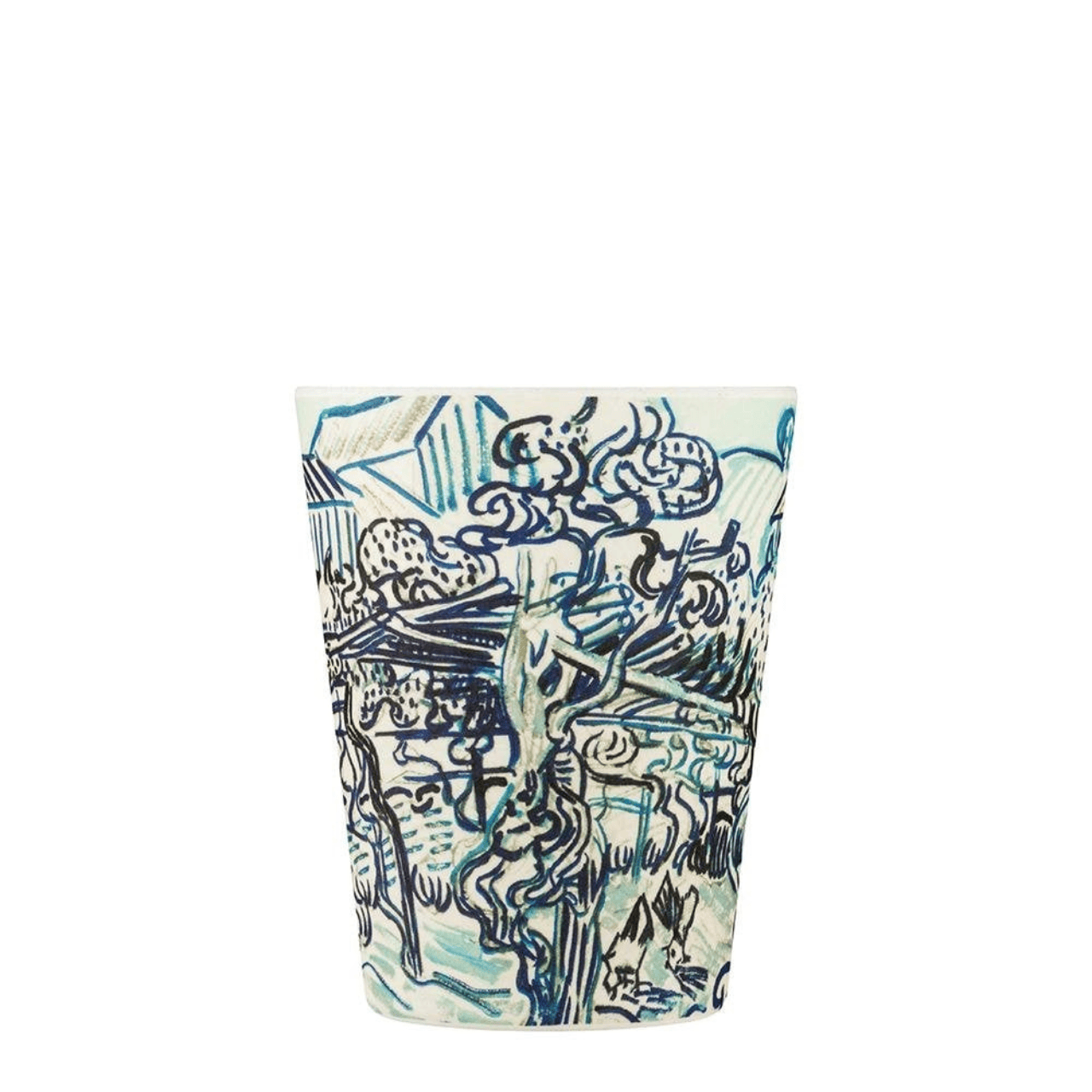 Ecoffee Cup To Go Koffie- en Theemokken Koffie- en theekop to go - 350ml | Van Gogh Oude wijngaard met boerin
