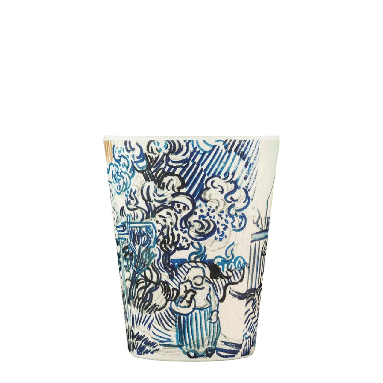 Ecoffee Cup To Go Koffie- en Theemokken Koffie- en theekop to go - 350ml | Van Gogh Oude wijngaard met boerin