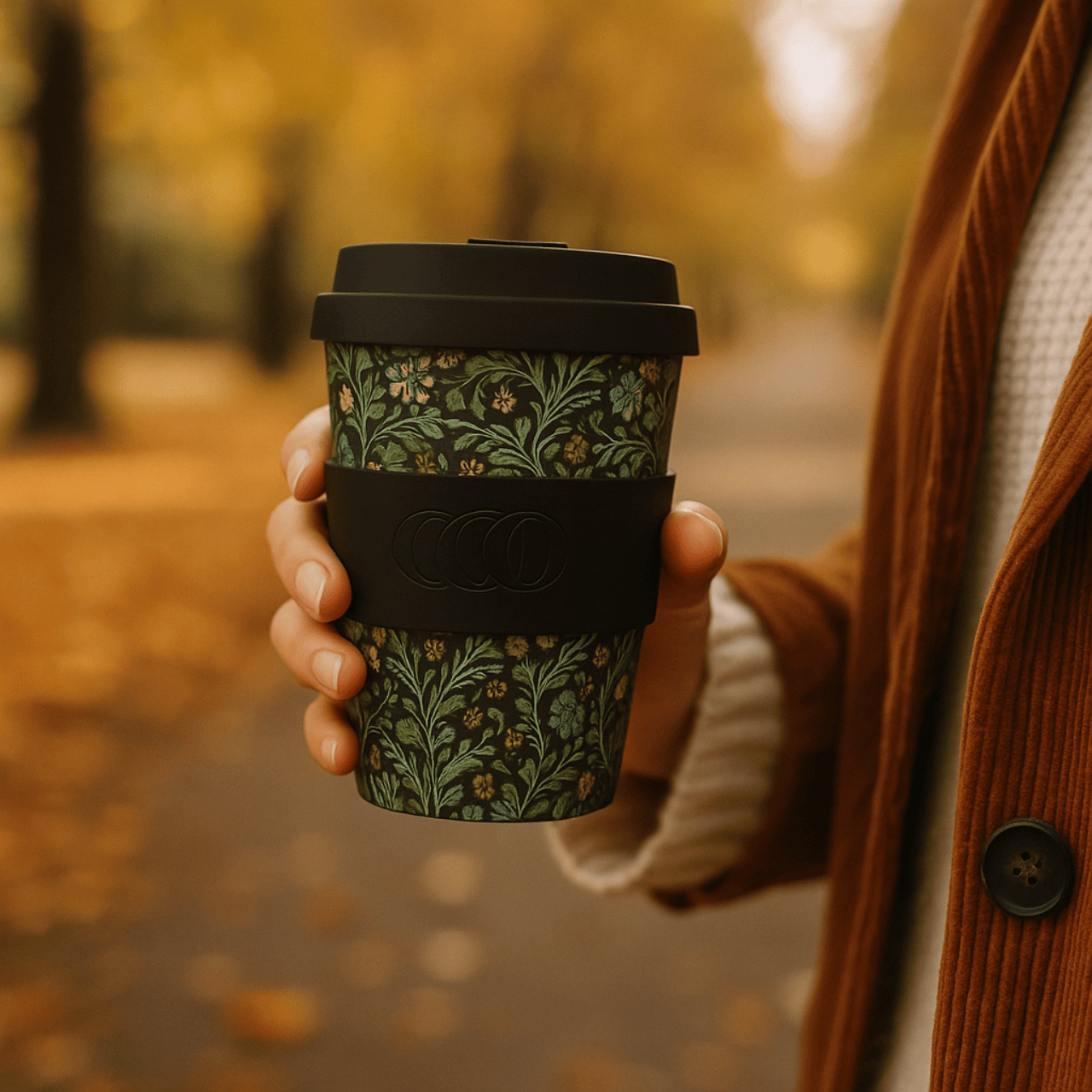 Ecoffee Cup To Go Koffie- en Theemokken Koffie- en theekop to go - 350ml | William Morris Sleedoorn