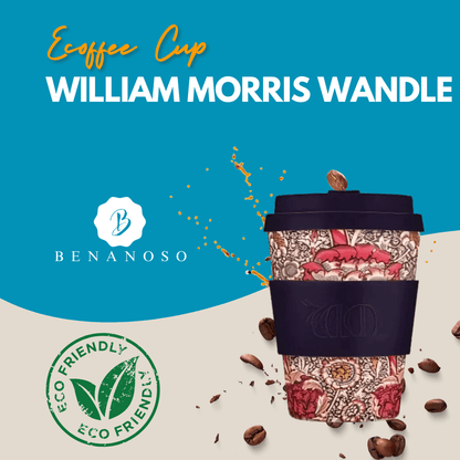 Ecoffee Cup To Go Koffie- en Theemokken Koffie- en theekop to go - 350ml | William Morris Wandle