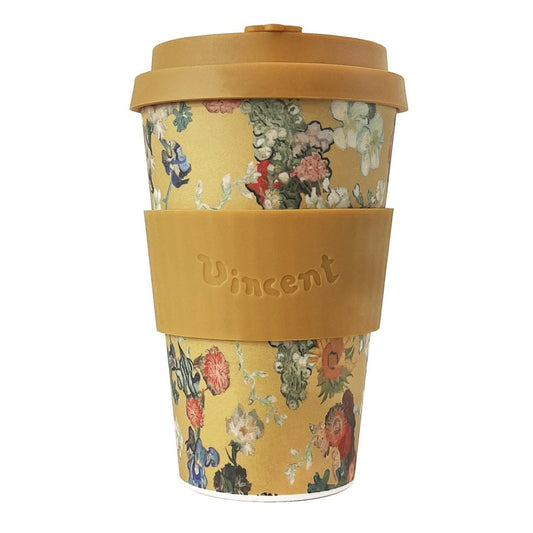 Ecoffee Cup To Go Koffie- en Theemokken Koffie- en theekop to go - 400ml | Van Gogh 50