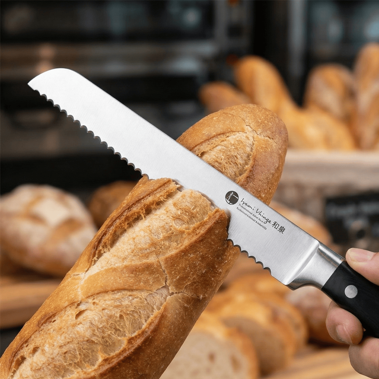 Ed Mahony Groentenmes Broodmes - Japans Staal & Ergonomisch Design - 20 cm | Izumi Ichiago