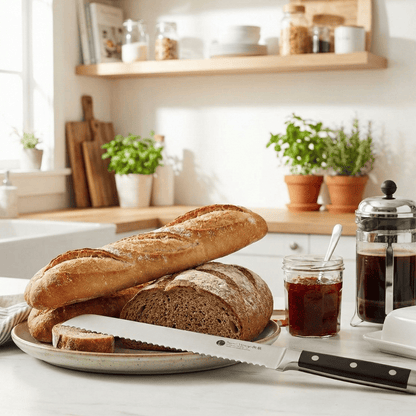 Ed Mahony Groentenmes Broodmes - Japans Staal & Ergonomisch Design - 20 cm | Izumi Ichiago