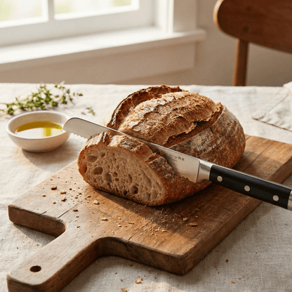 Ed Mahony Groentenmes Broodmes - Japans Staal & Ergonomisch Design - 20 cm | Izumi Ichiago