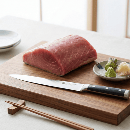 Ed Mahony Groentenmes Sashimi & Vleesmes| Izumi Ichiago