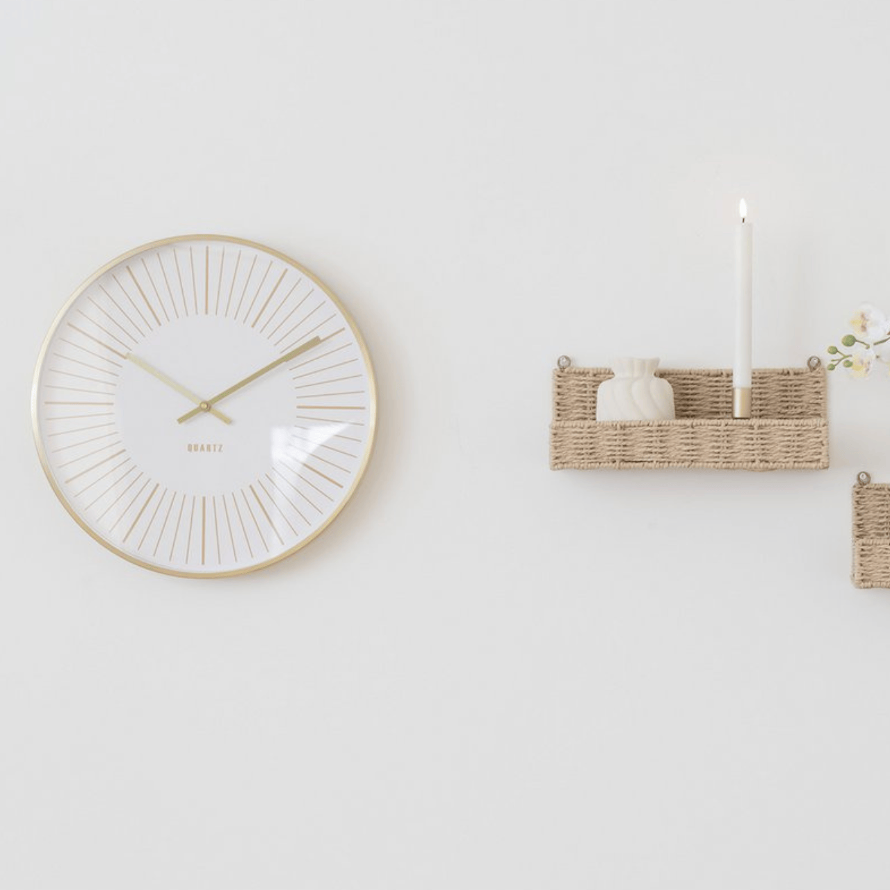 House Nordic Opbergmanden Wandklok | Takamaka