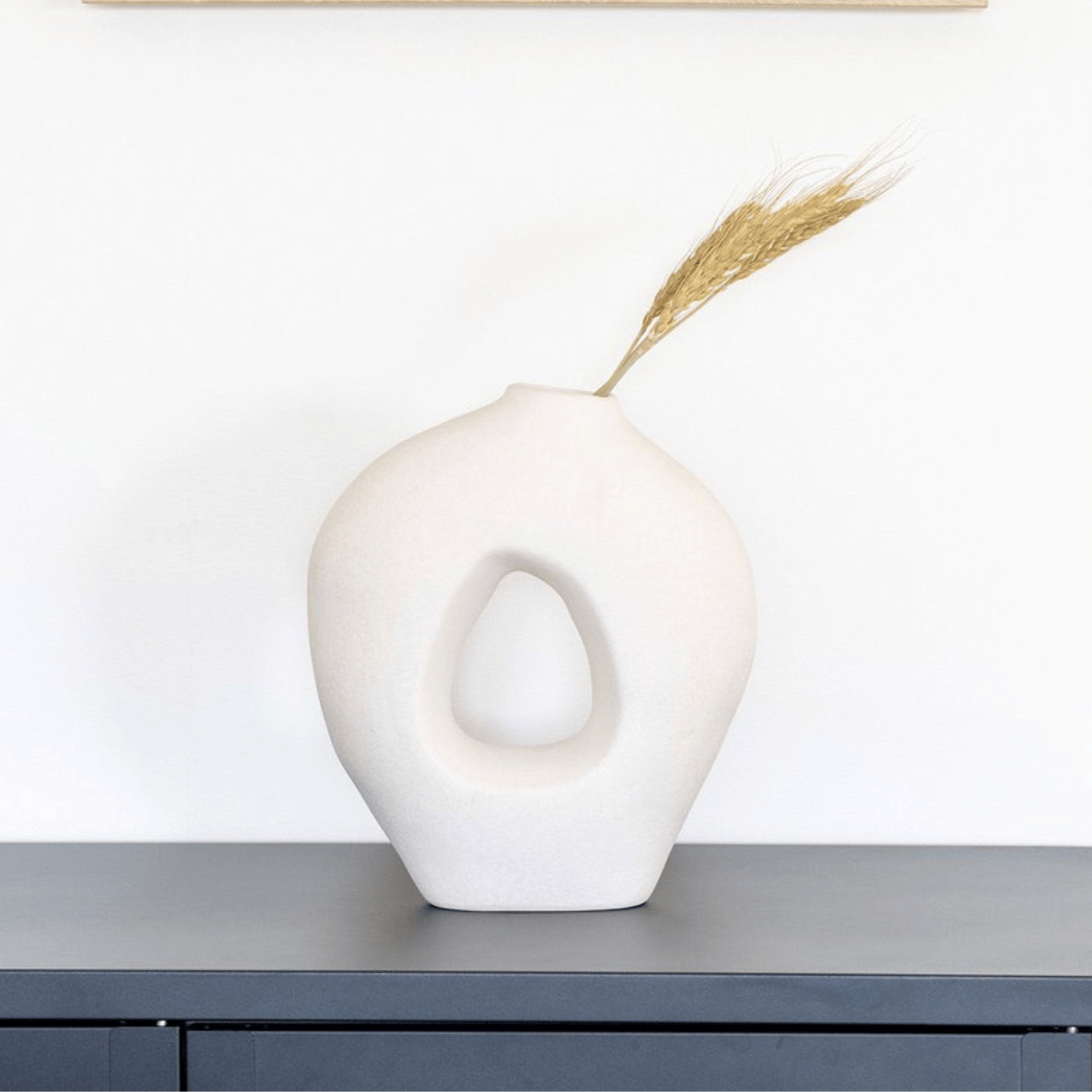 House Nordic Vaas Vaas - Organische keramiek - Wit - 27,8 cm