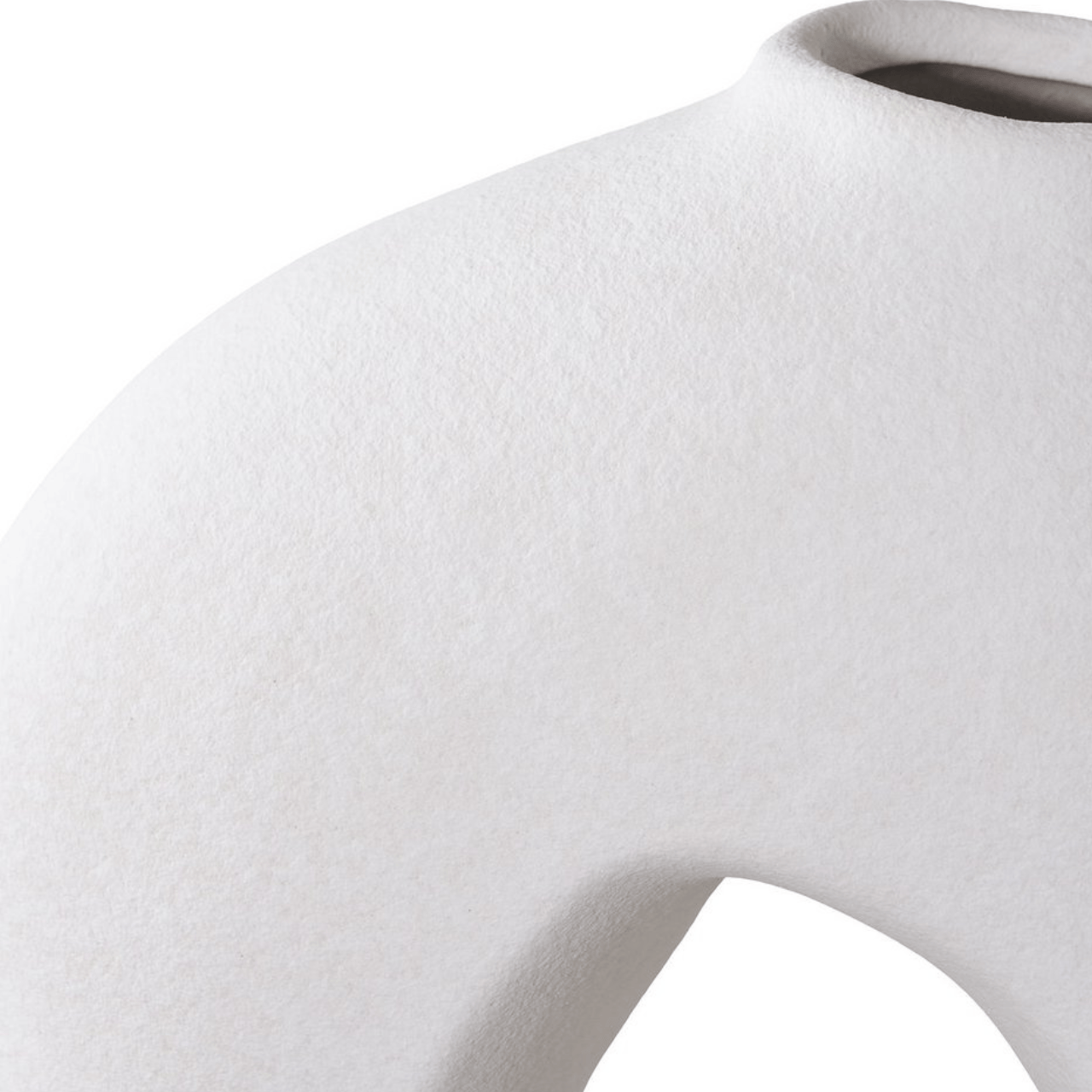 House Nordic Vaas Vaas - Organische keramiek - Wit - 27,8 cm