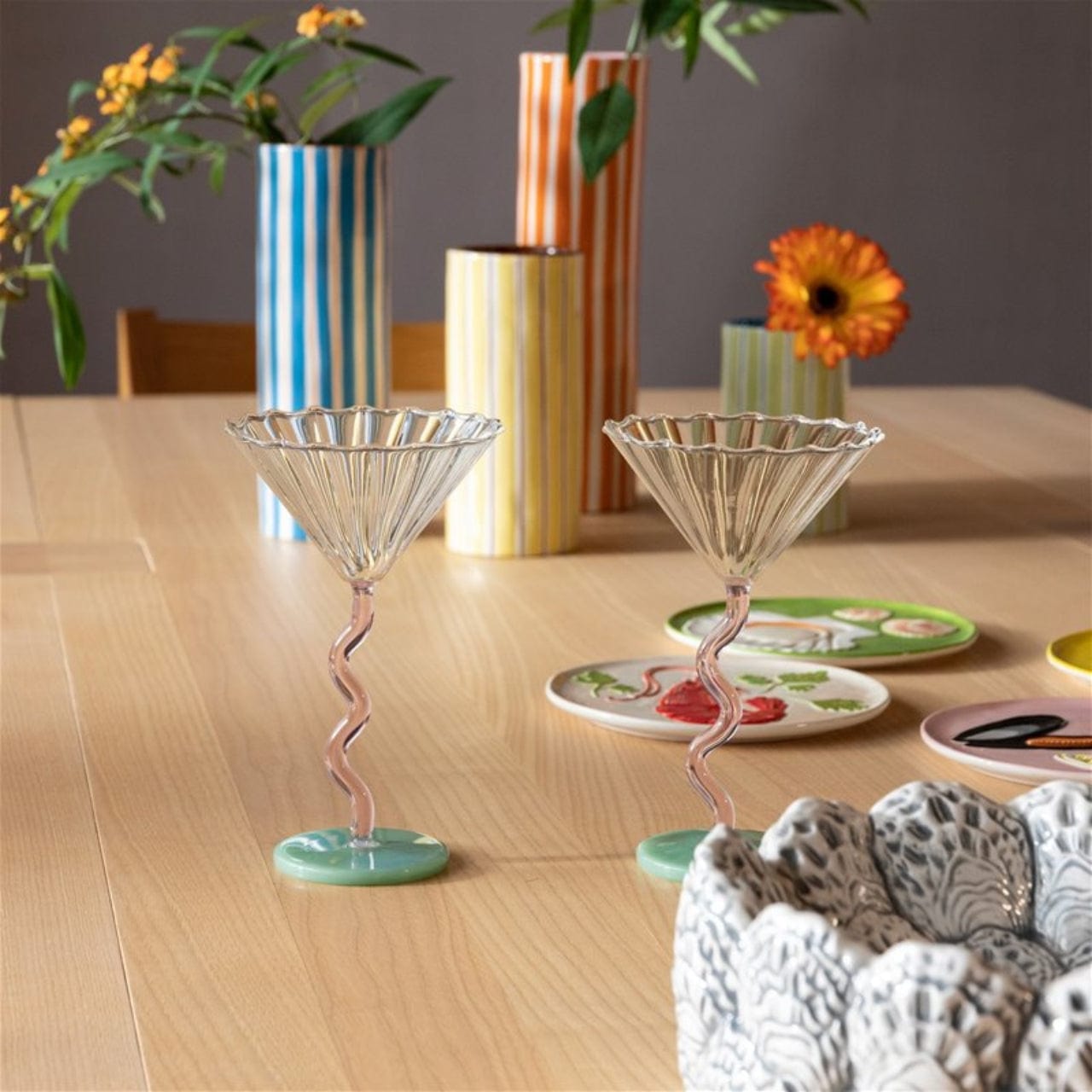 &amp;klevering Champagneglazen Champagneglazen - 2-delige set | Coupe Curve