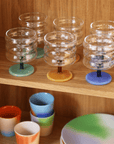 &klevering Champagneglazen Drinkglas - 2-delige set | Mingle Blue