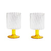 Drinkglas - 2-delige set | Twirl Yellow
