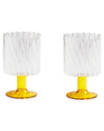 &klevering Champagneglazen Drinkglas - 2-delige set | Twirl Yellow