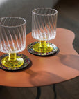 &klevering Champagneglazen Drinkglas - 2-delige set | Twirl Yellow