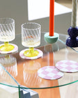 &klevering Champagneglazen Drinkglas - 2-delige set | Twirl Yellow