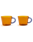 &klevering Koffie- en Theemokken Koffie- en Theekop - 2-delige set | Duet Amber