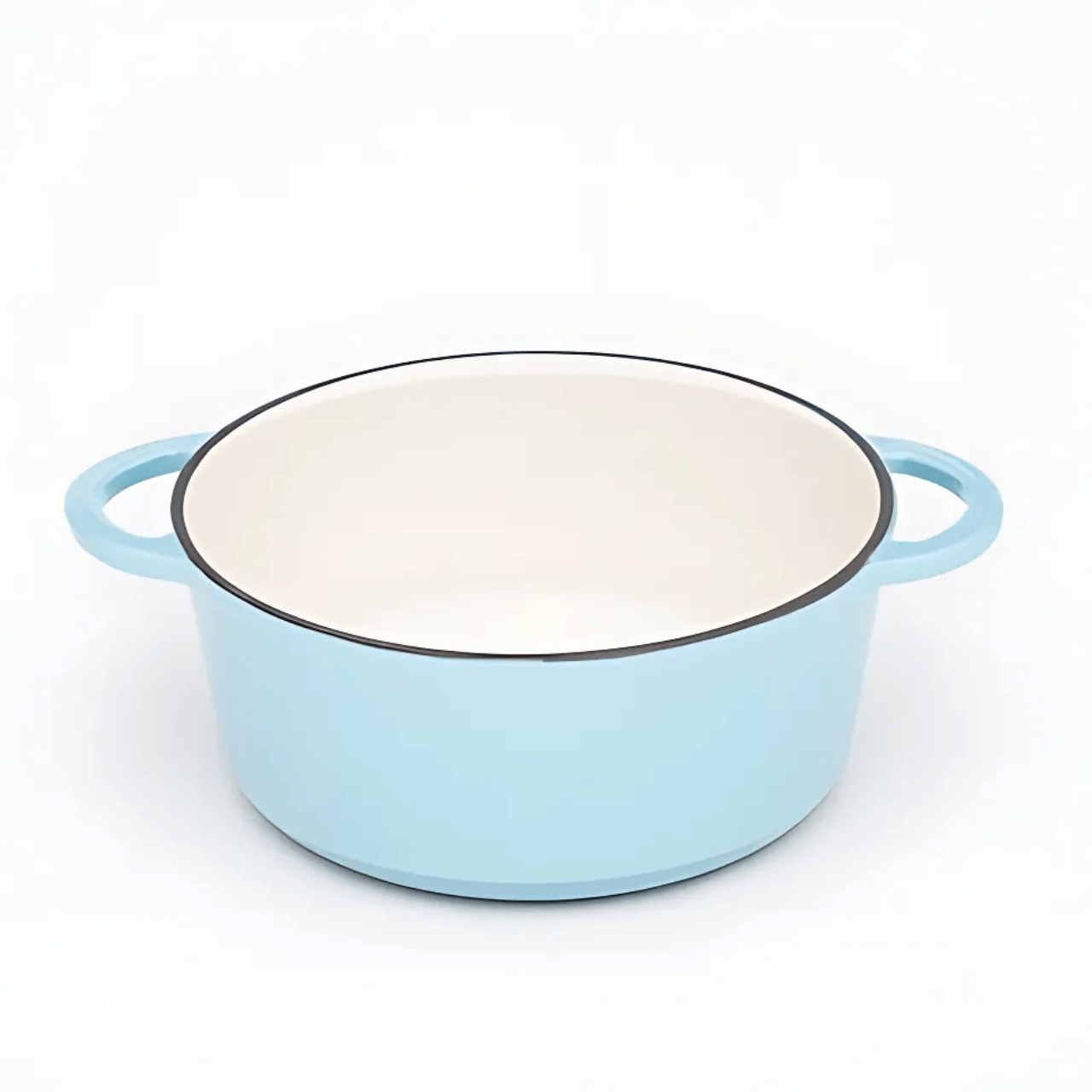 Lätt Home Braadpan Braadpan 22cm - 3,5L - Emaille Gietijzer | Bleu