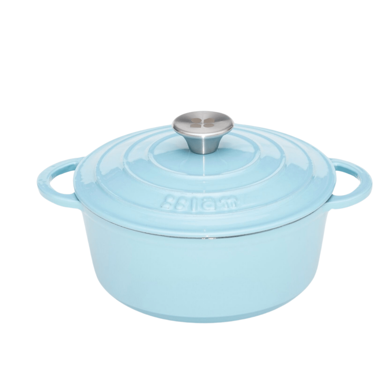 Lätt Home Braadpan Braadpan 22cm - 3,5L - Emaille Gietijzer | Bleu