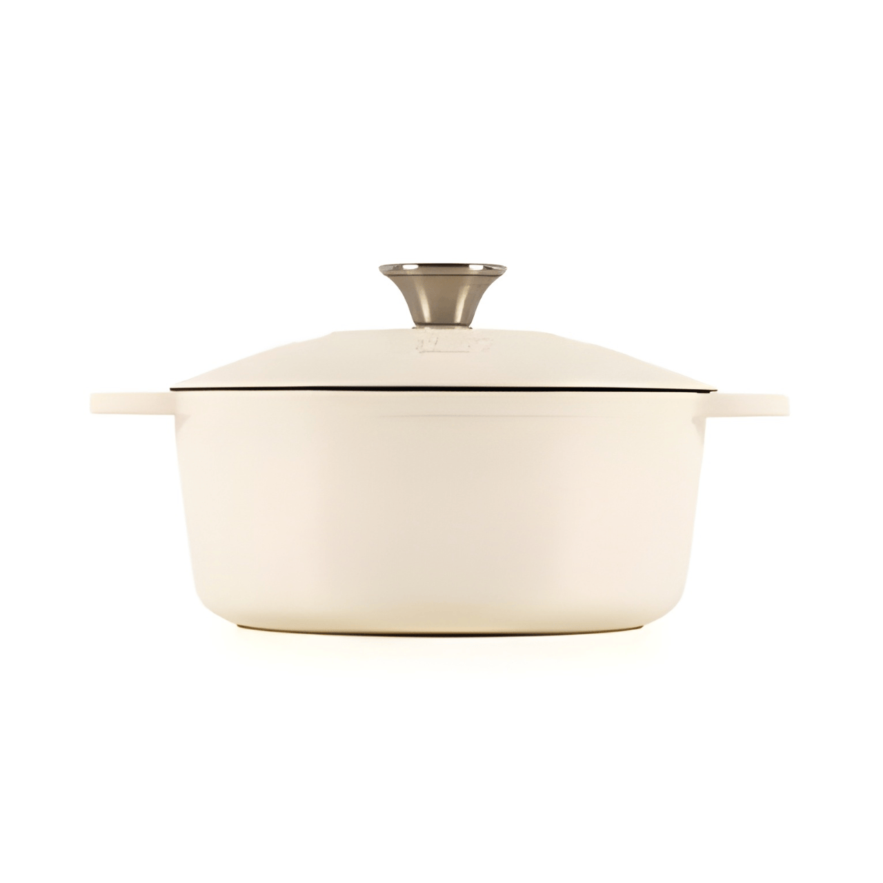 Lätt Home Braadpan Braadpan 22x10.5 cm – 3,35 L – Wit | Geëmailleerd Gietijzer