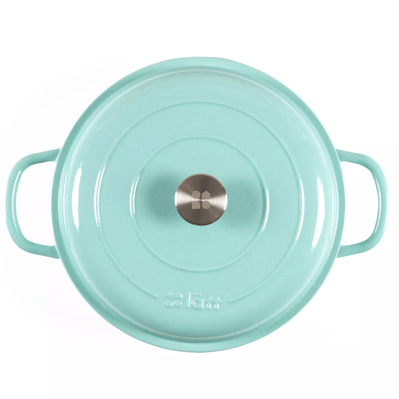 Lätt Home Braadpan Braadpan 30 cm – 3,2 L – Mint | Geëmailleerd Gietijzer