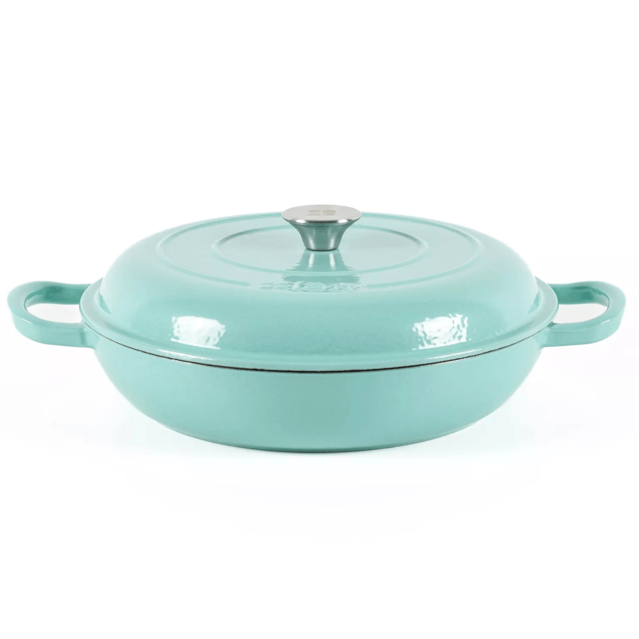 Lätt Home Braadpan Braadpan 30 cm – 3,2 L – Mint | Geëmailleerd Gietijzer
