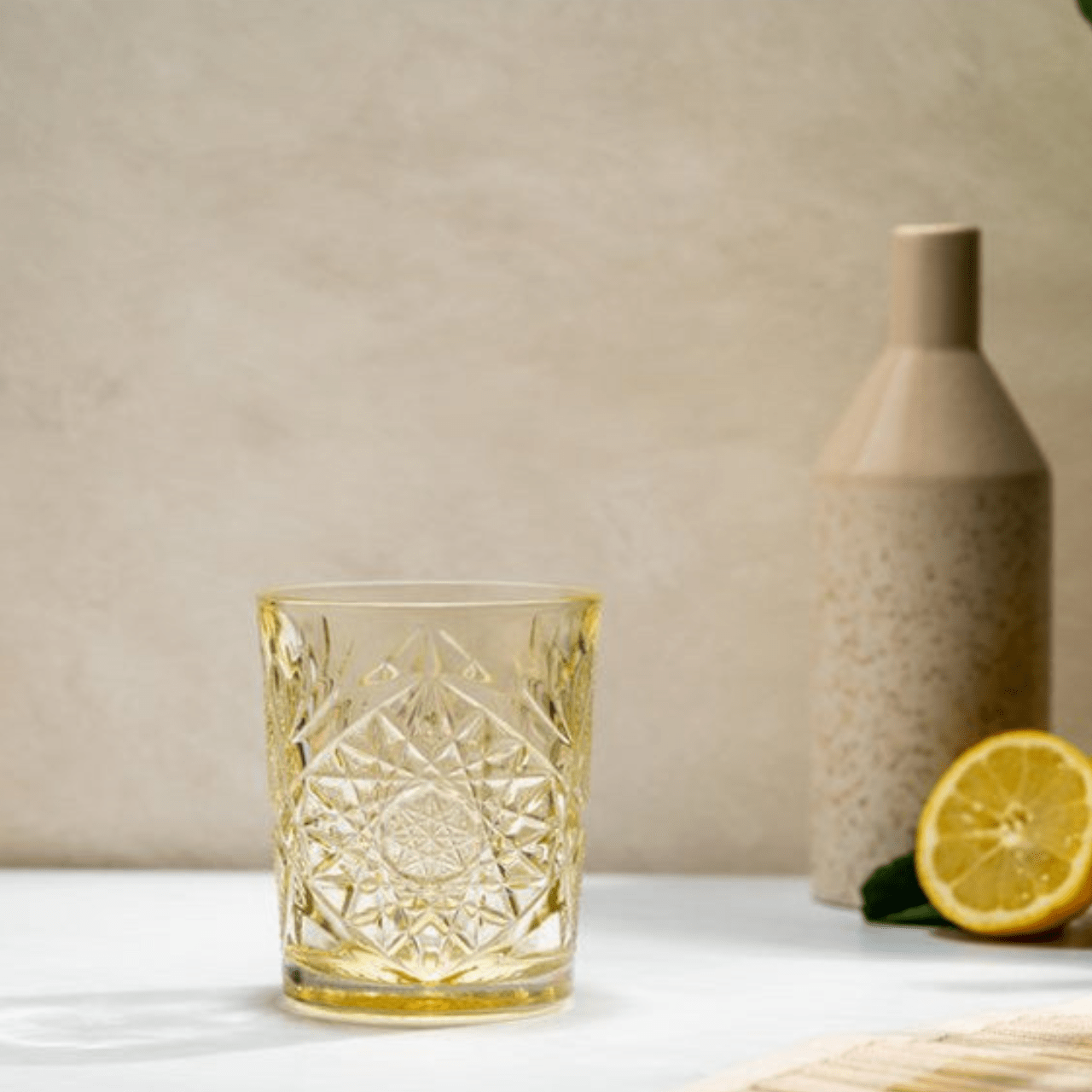 Libbey Tumblerglas Hobstar Tumbler glazen - 6-delige set - 35cl | Pale Yellow