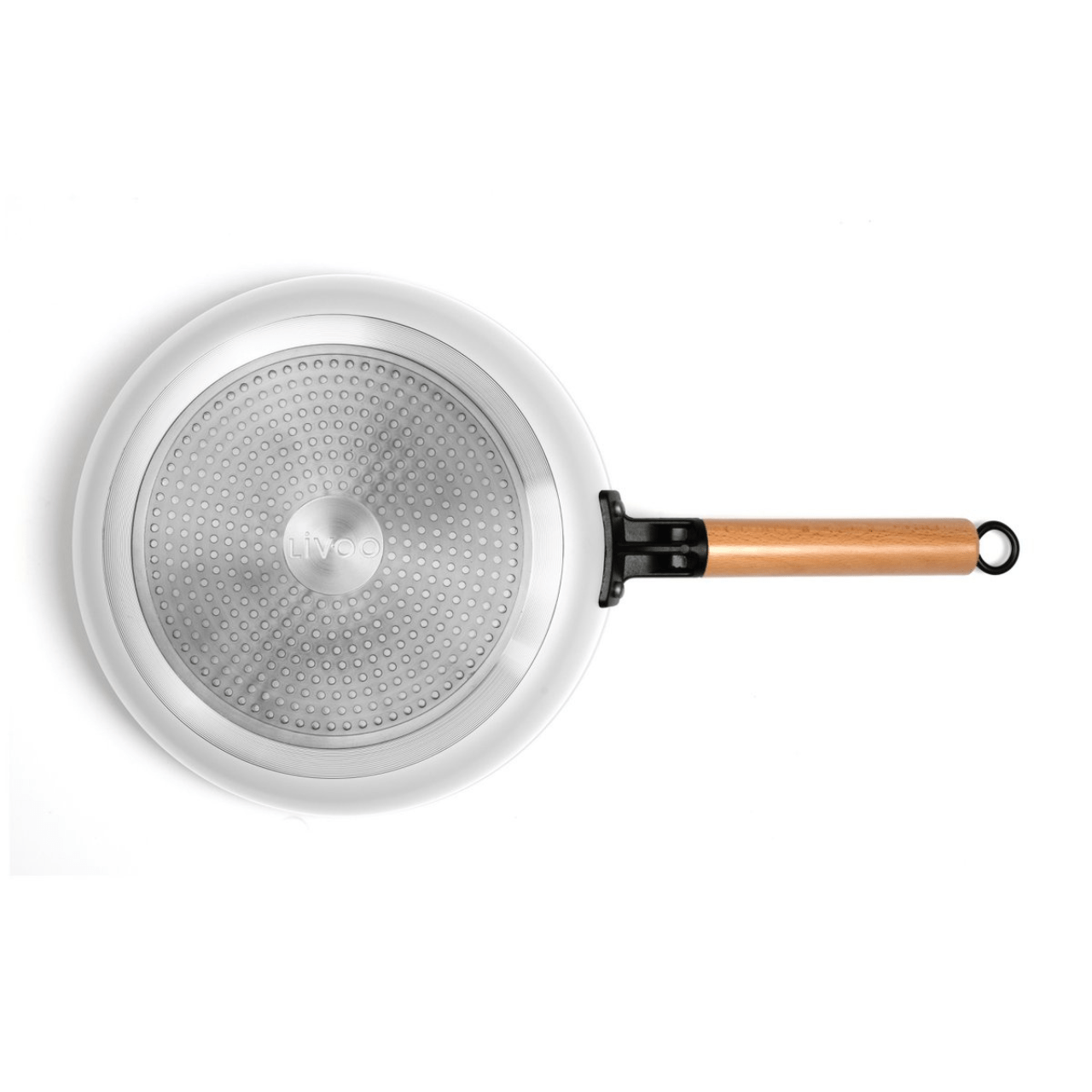 Livoo Koekenpan Koekenpan 2-delige set - 24cm + 28cm | Wit