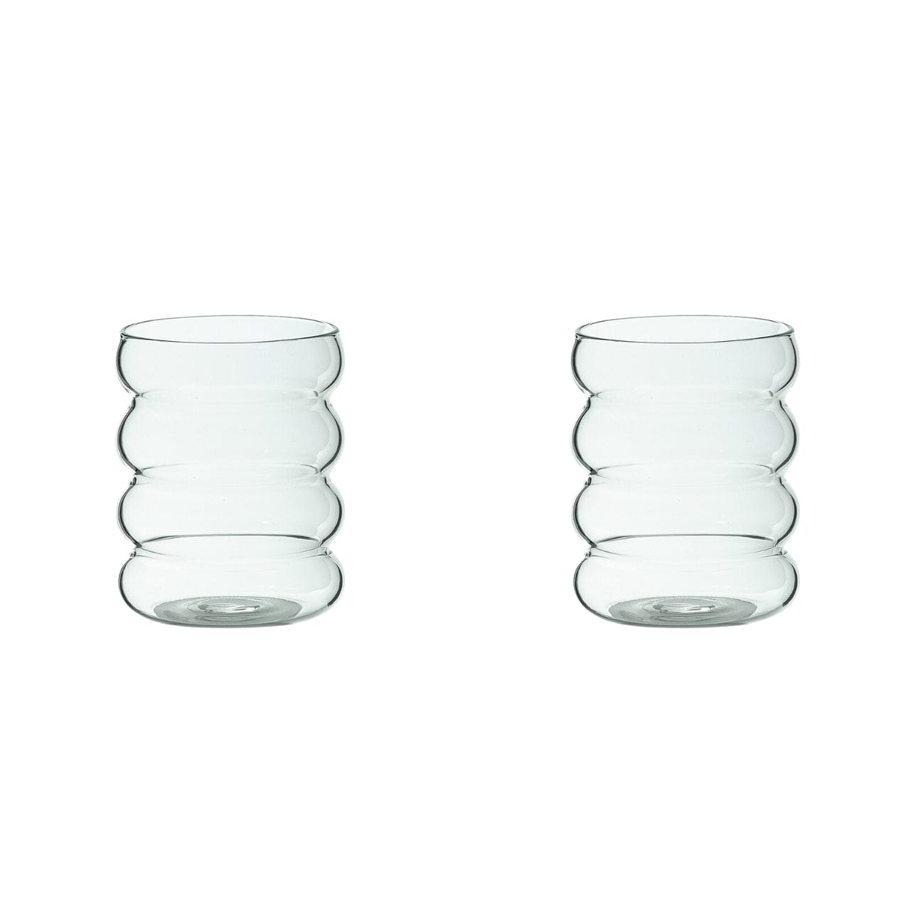 Maison Saar Drinkglas Drinkglas 2-delige set - 34cl | Clear Waves