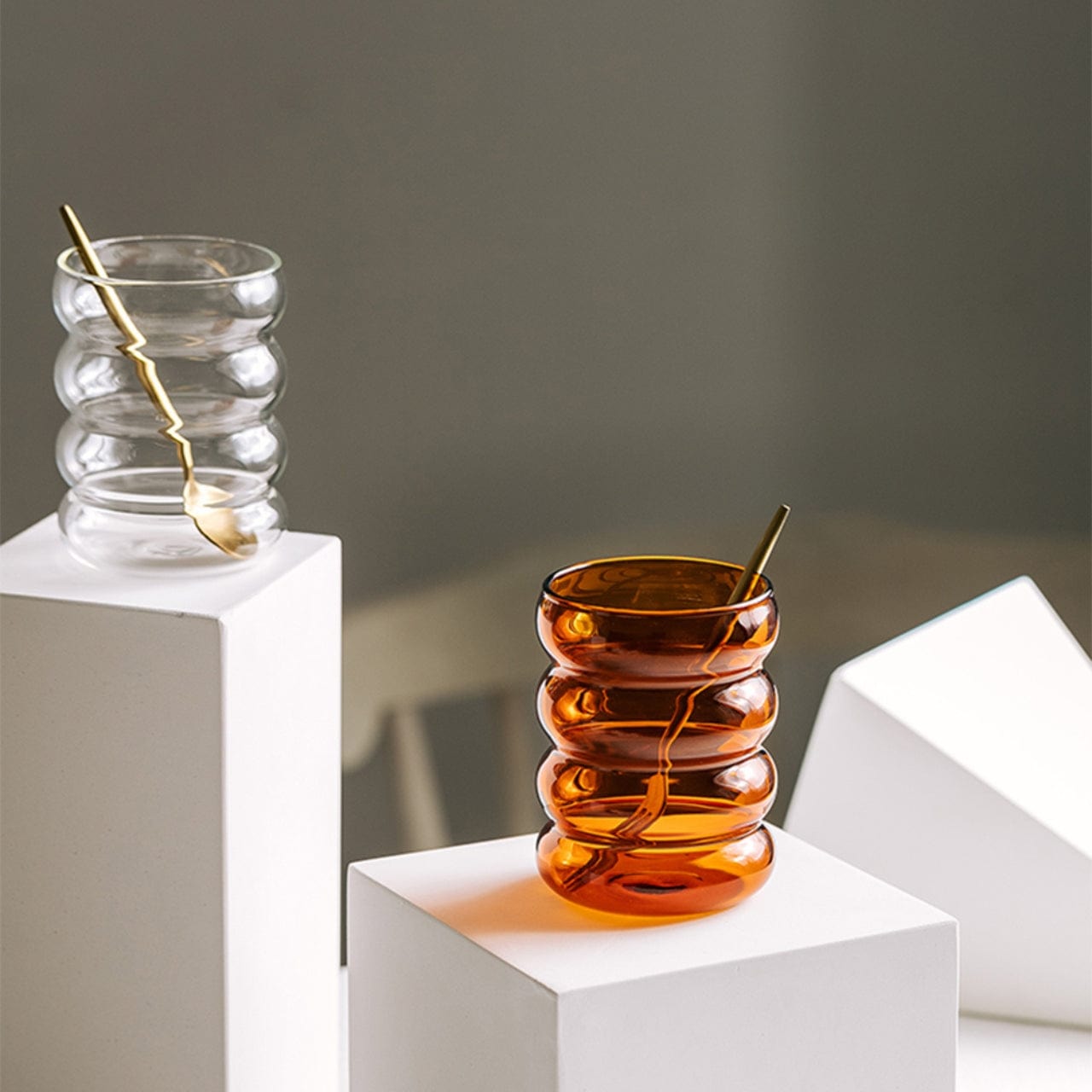 Maison Saar Drinkglas Drinkglas 2-delige set - 34cl | Clear Waves