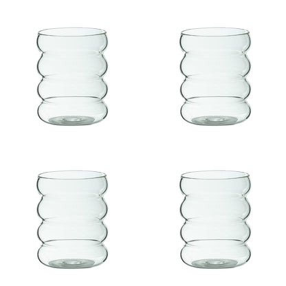 Maison Saar Drinkglas Drinkglas 4-delige set - 34cl | Clear Waves Drinkglas 2-delige set - 34cl | Clear Waves