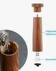 Navaris Peper- en zoutstel Peper- en Zoutstel - 2-delige set - Hout