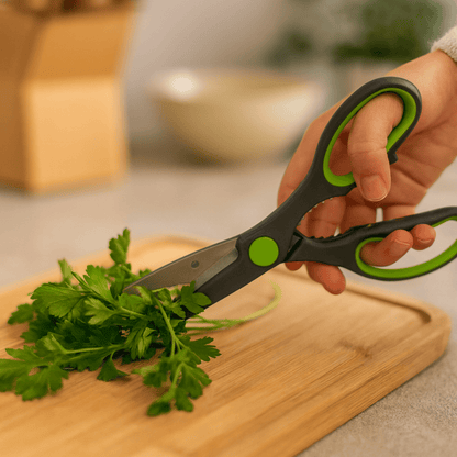 Nirosta Keukenschaar Keukenschaar 21 cm – RVS met geïntegreerde flesopener