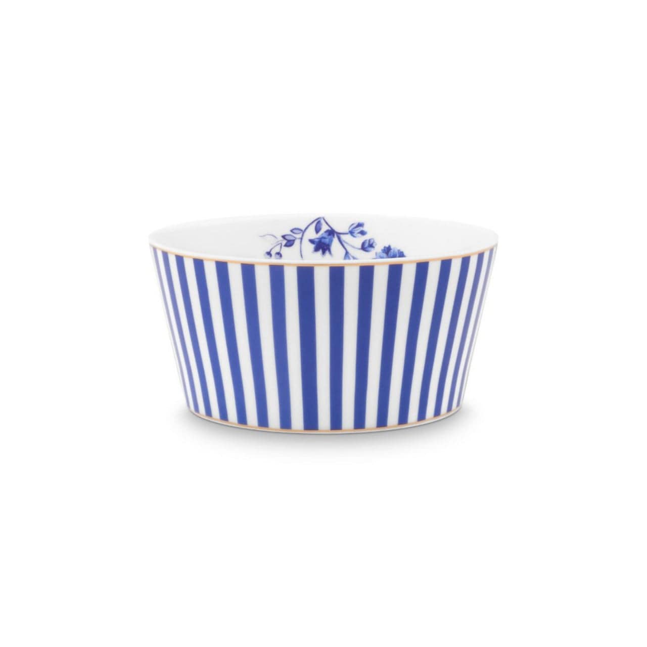 Pip Studio Borden Kom 12cm | Royal Stripes Blue