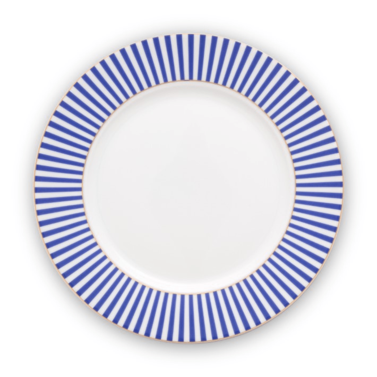 Pip Studio Borden Ontbijtbord 21cm | Royal Stripes Blue