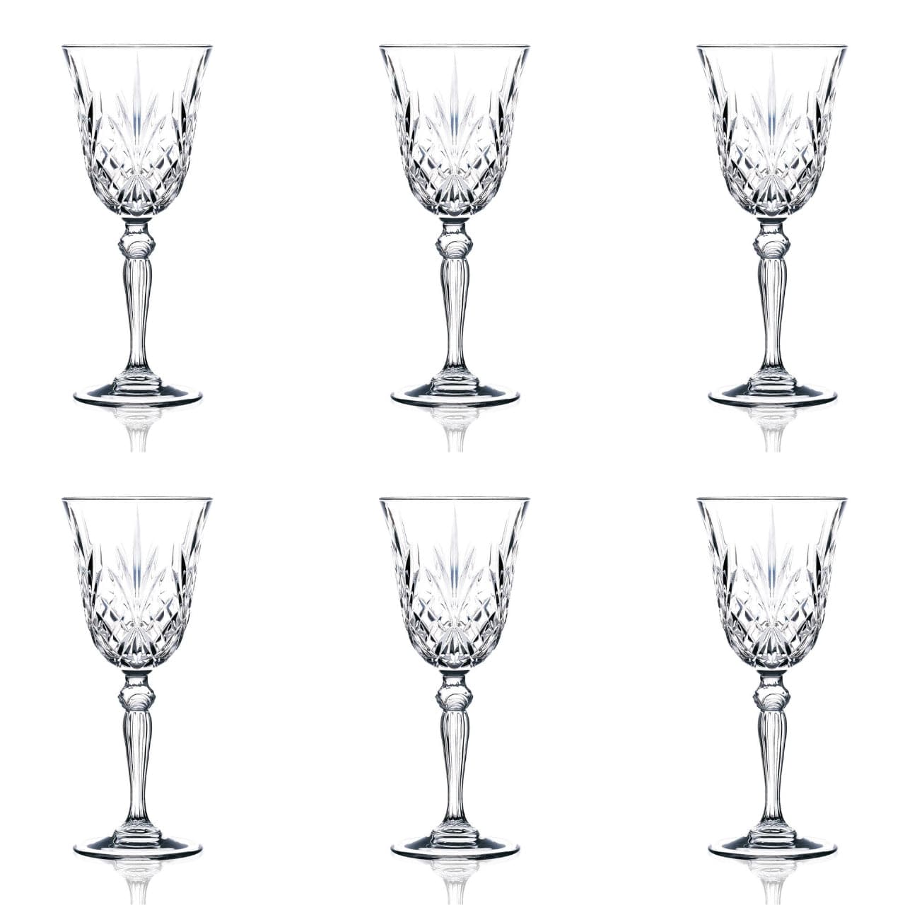 RCR - Cristalleria Italiana Glazen Wijnglazen - 6-delige set - 21cl | Melodia