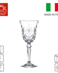 RCR - Cristalleria Italiana Glazen Wijnglazen - 6-delige set - 21cl | Melodia