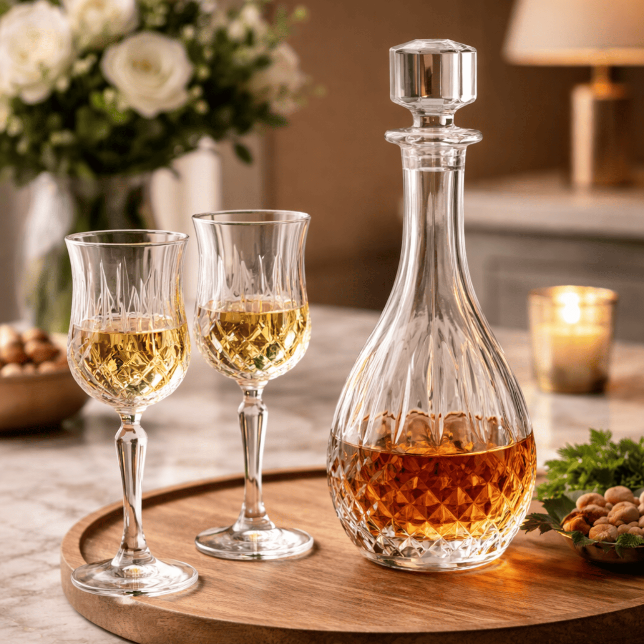 RCR - Cristalleria Italiana Karaf-Glazenset RCR Opera Wijnglazen & Karaf – 7-delige set