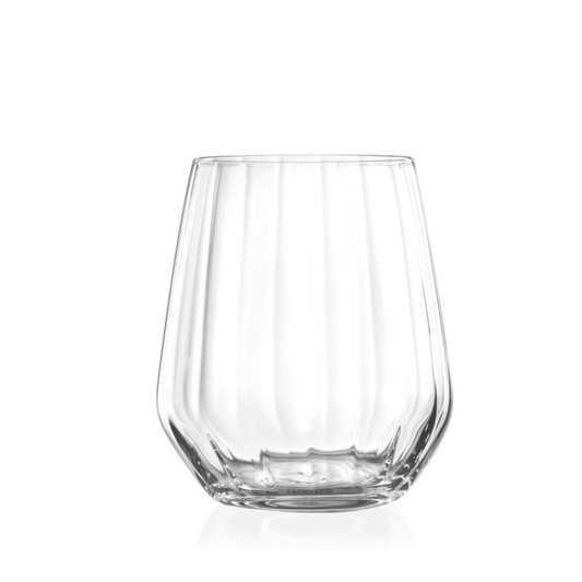 RCR - Cristalleria Italiana Tumbler glazen Drinkglazen 43 cl – Set van 6 | Optiq
