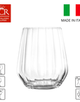 RCR - Cristalleria Italiana Tumbler glazen Drinkglazen 43 cl – Set van 6 | Optiq