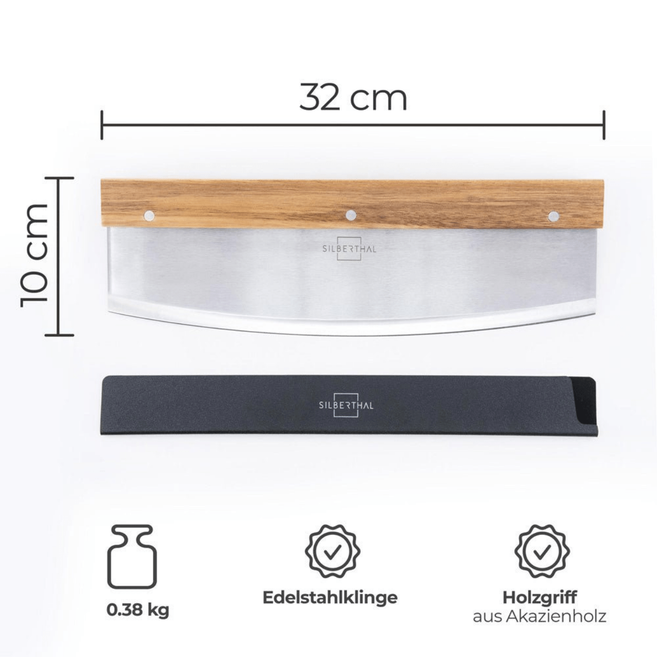 Silberthal Pizzamessen Pizzames - 32cm