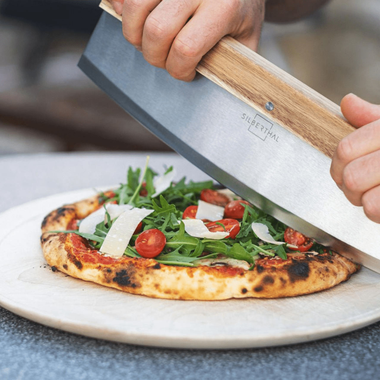 Silberthal Pizzamessen Pizzames - 32cm