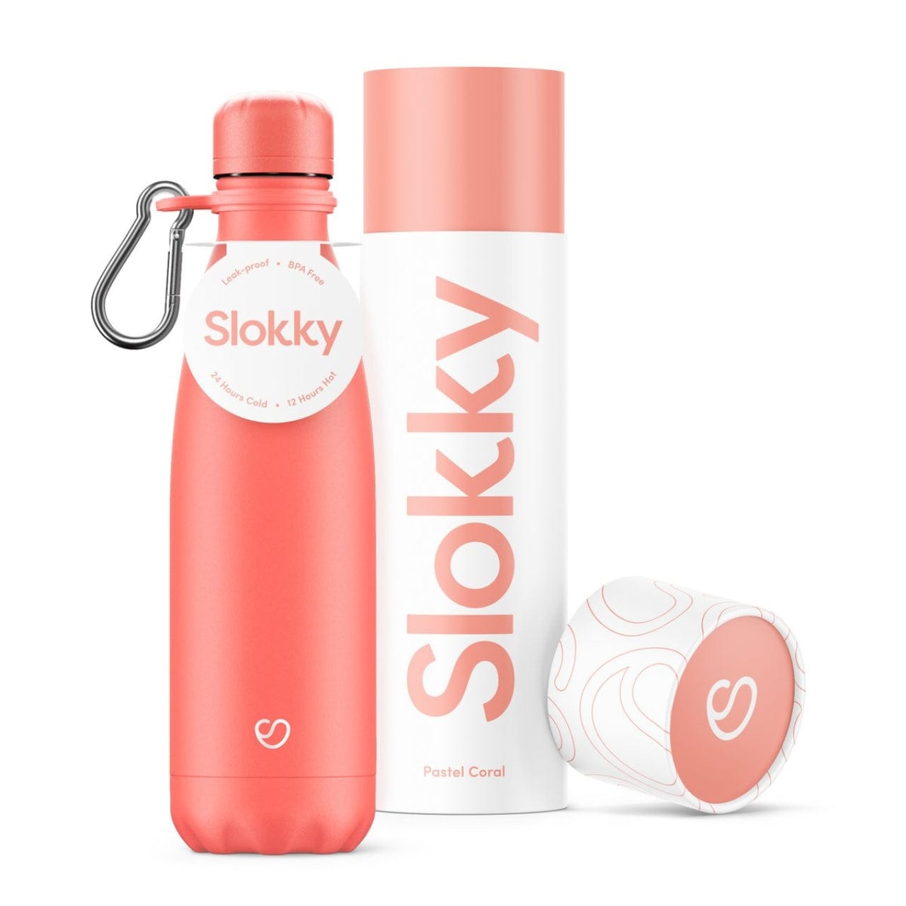 Slokky Thermosfles Thermosfles 0,5L | Pastel Coral