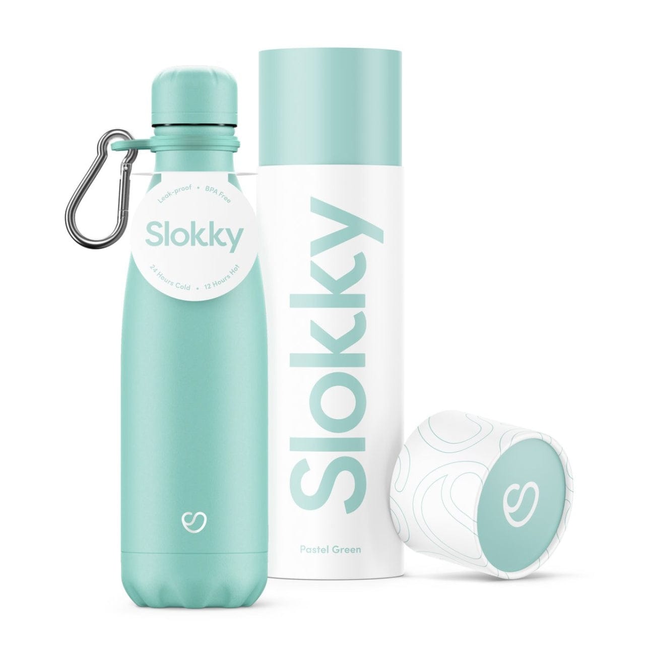 Slokky Thermosfles Thermosfles 0,5L | Pastel Green