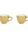 Urban Nature Culture Koffie- en Theemokken Espressokop 5cl - set van 2 - Goud | Good Morning