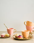 Urban Nature Culture Koffie- en Theemokken Koffie & Theekop 35cl - set van 2 - Abrikoos | Good Morning