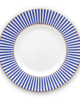 vtwonen Borden Gebaksbord 17cm | Royal Stripes Blue