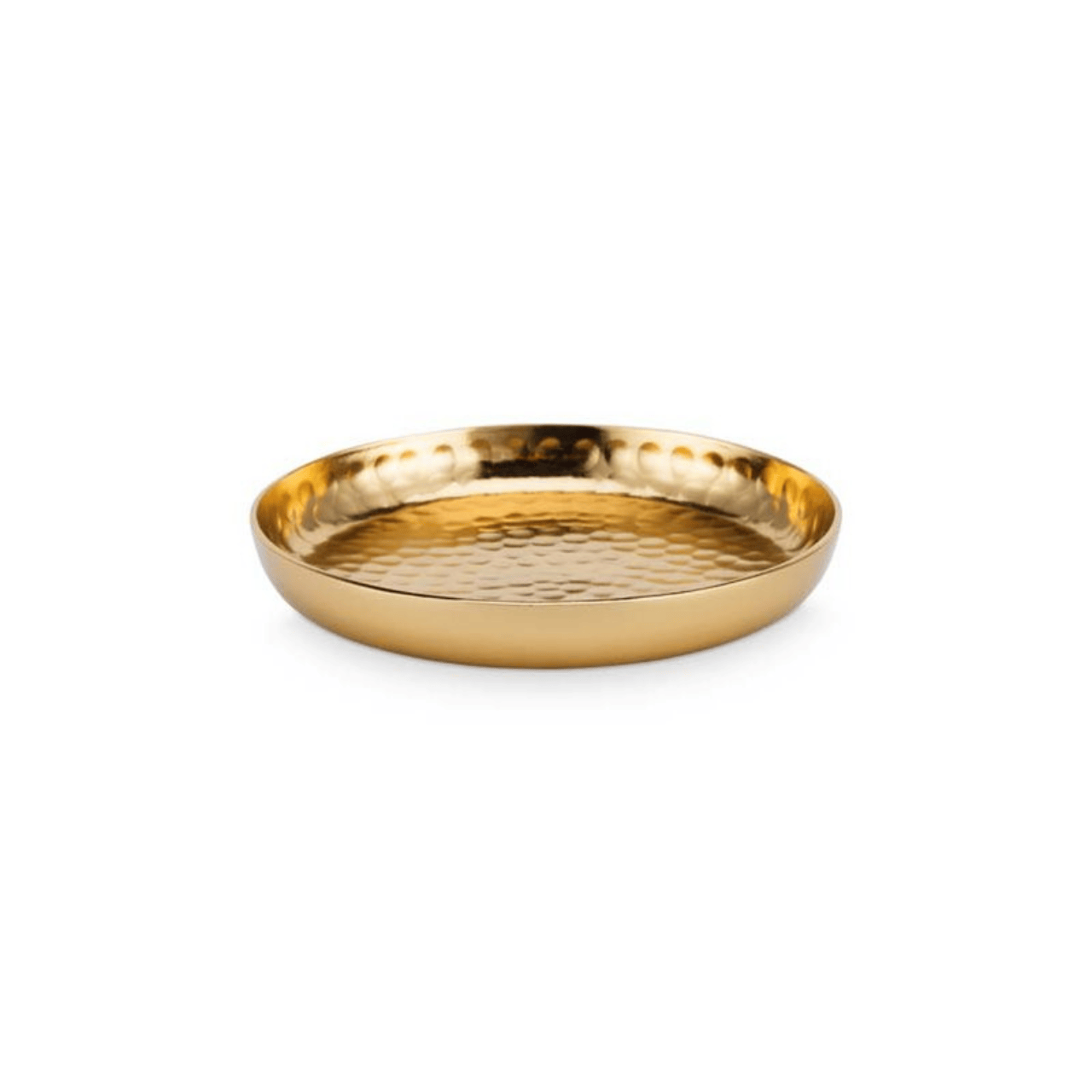 vtwonen Serveerschaal Dienblad 12 cm – Handgemaakt | Goud