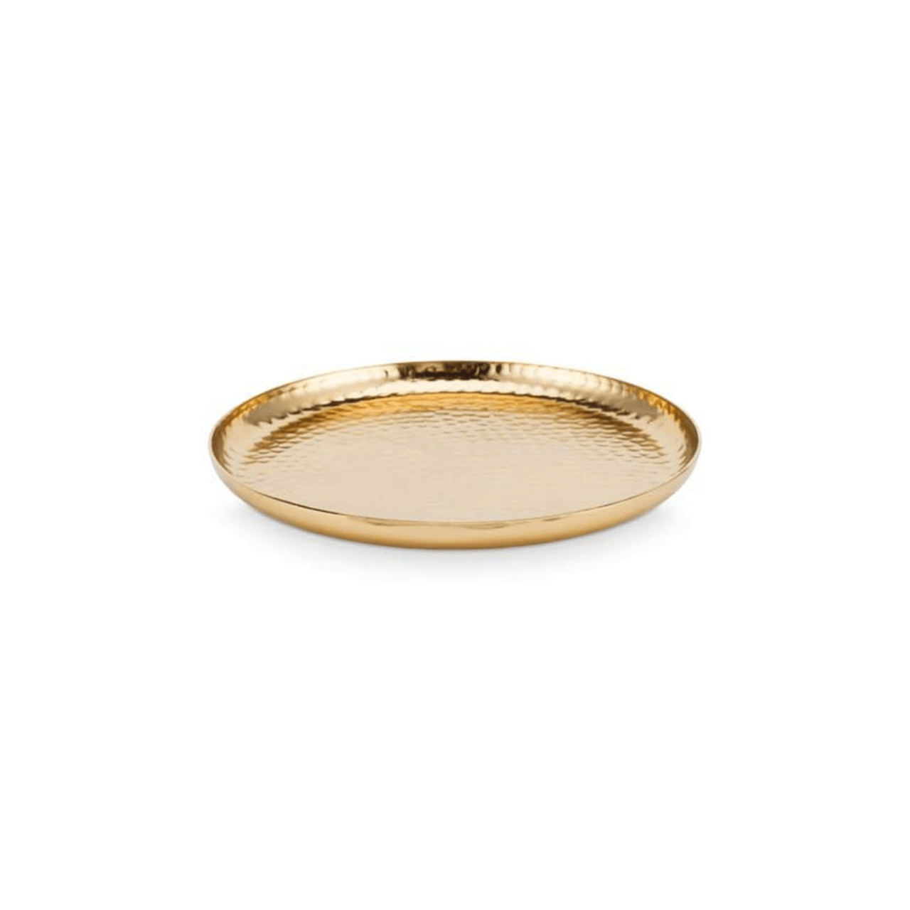 vtwonen Serveerschaal Dienblad 22 cm – handgemaakt | Goud