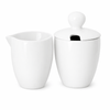 Suiker- en Melkset - 2-delig - Porselein | Wit