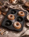 Zenker Bakvorm Donutvorm – 6 donuts (36×26 cm) -  Siliconen glasvezel
