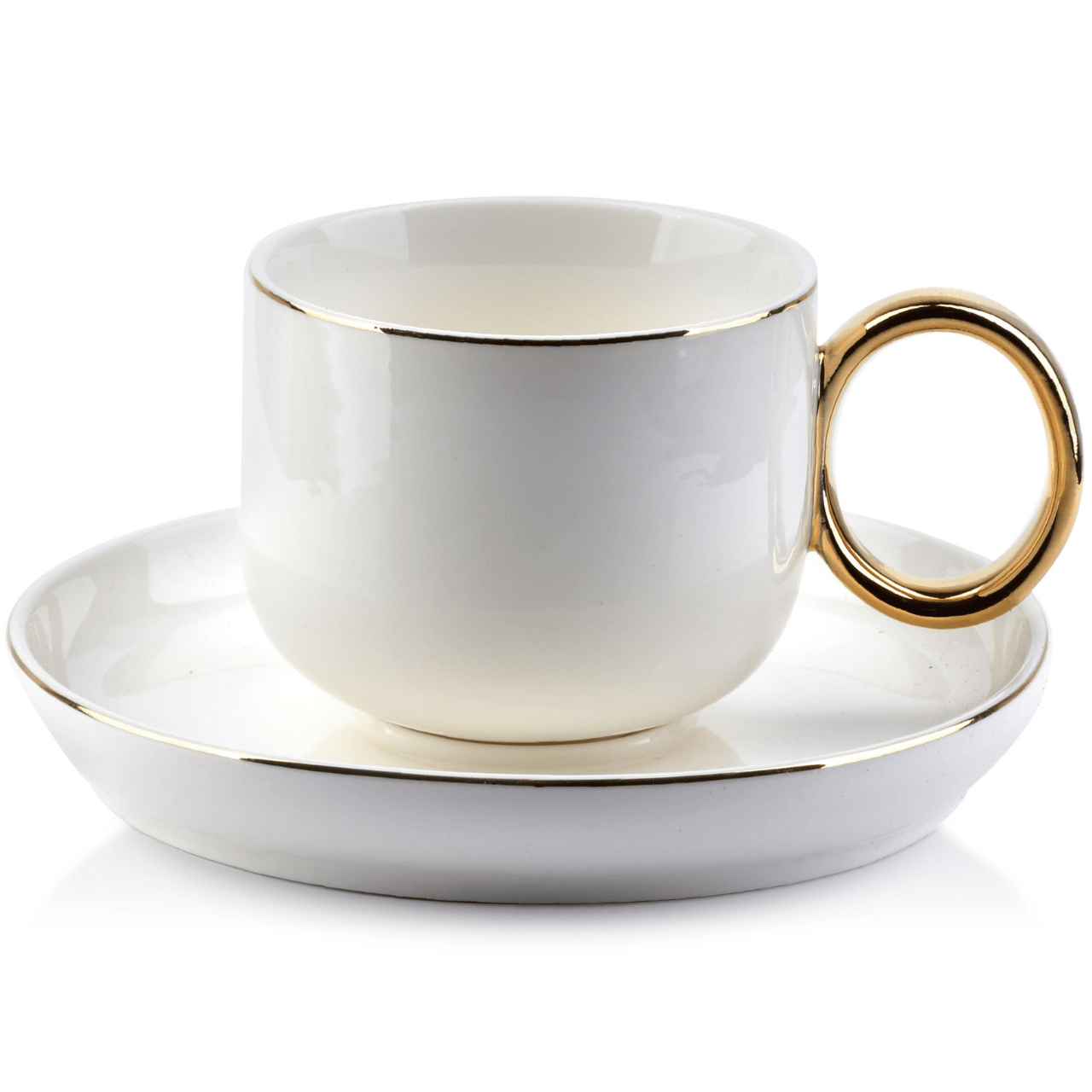 Affekdesign Koffie- en Theemokken Cappuccino kop met schotel - 27cl | Grace